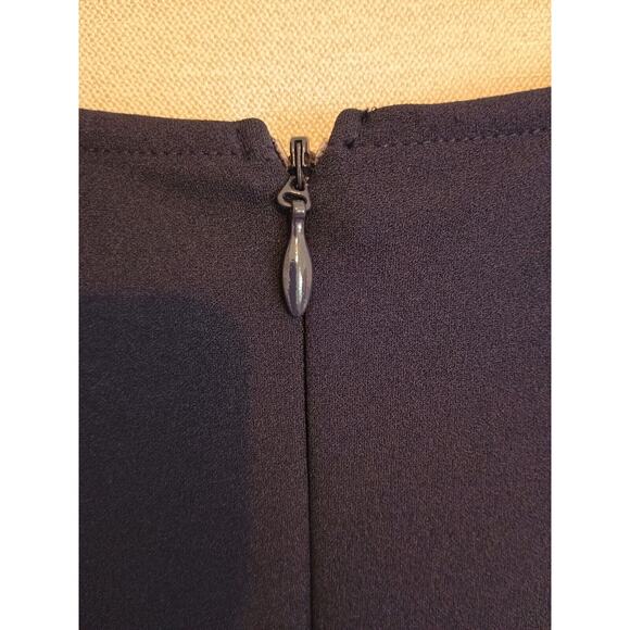 Torrid Dress Women 20 Blue Side Tie Waist Stretch Minimalist Corpcore Career NWT - Picture 9 of 12